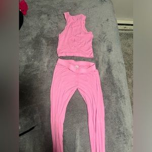 Victoria Secret pink matching set